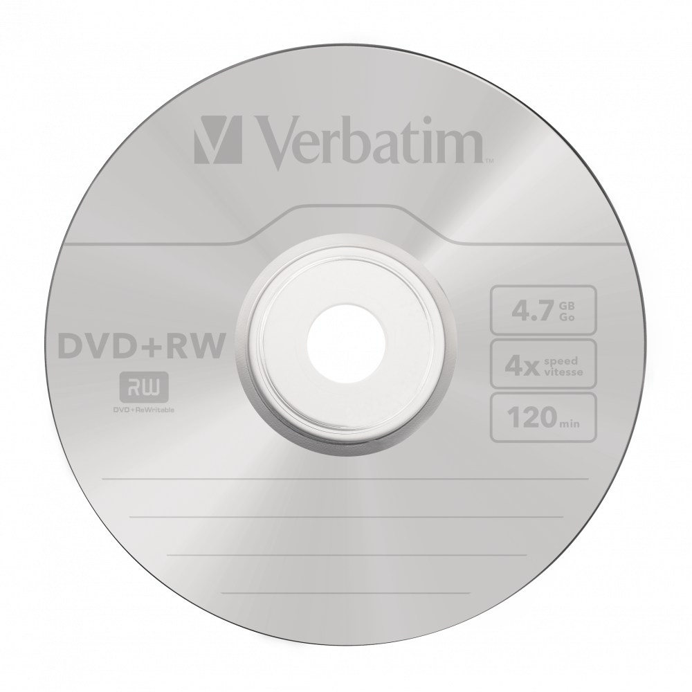 DVD+RW Matt Silver 4x